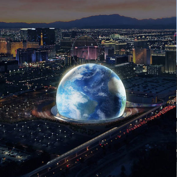 Watch: World's biggest LED sphere showers Las Vegas with dazzling light  display